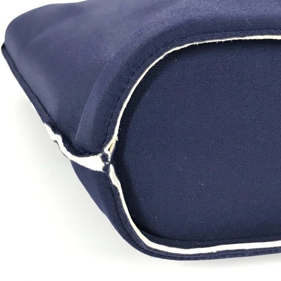 CHANEL Bag Tote Bag Hand Bag polyamide Navy/Silver - Picture 16 of 16